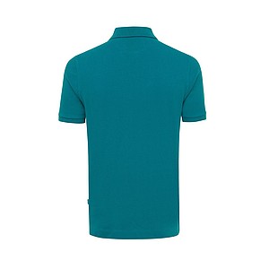 Unisex polotriko Iqoniq Yosemite z recyklované bavlny, tyrkysová, L