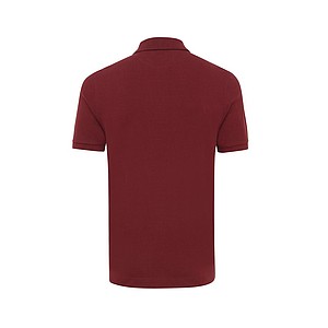 Unisex polotriko Iqoniq Yosemite z recyklované bavlny, vínová, M
