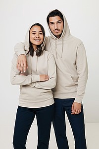 Unisex recyklovaná mikina Iqoniq s kapucí, světle fialová, M