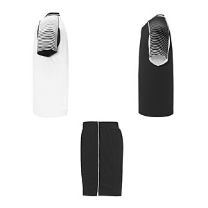 Unisex sada Roly Juve, bílá/černá, velikost M