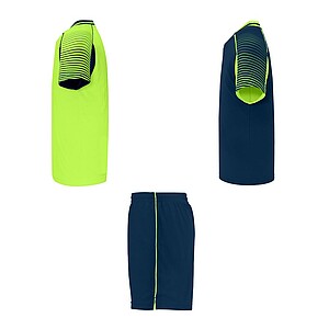 Unisex sada Roly Juve, fluorescenční zelená, velikost M