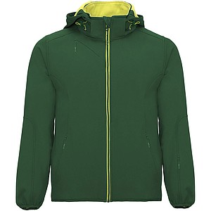 Unisex softshellová bunda, ROLY SIBERIA, tmavě zelená, vel. L