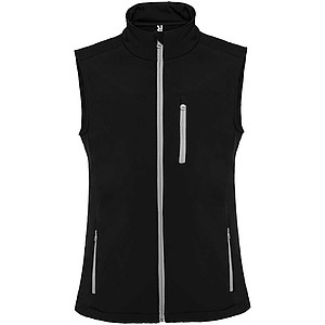 Unisex softshellová vesta, ROLY NEVADA, černá, vel. 2XL