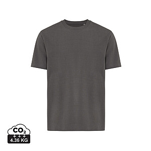 Unisex tričko IQONIQ Nikko, velikost 3XL, antracitová - firemní trička s potiskem