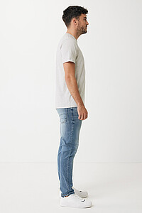 Unisex tričko Iqoniq Sierra z recyklované bavlny, světle šedý melír, 4XL