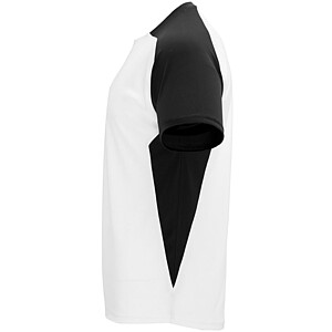 Unisex tričko Roly Bugatti, bílá/černá, velikost S