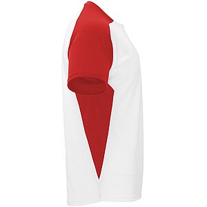 Unisex tričko Roly Bugatti, bílá/červená, velikost 2XL