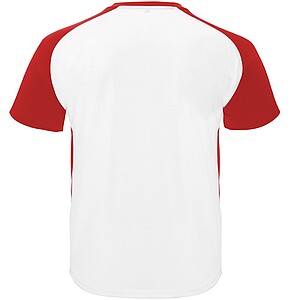 Unisex tričko Roly Bugatti, bílá/červená, velikost S