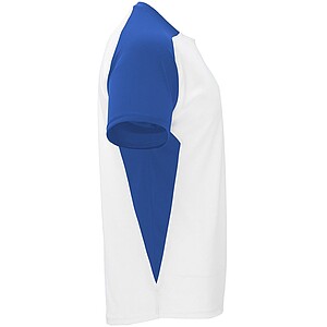 Unisex tričko Roly Bugatti, bílá/královská modrá, velikost L