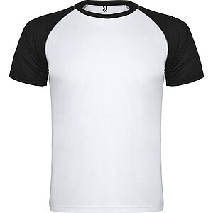 Unisex tričko Roly Indianapolis, bílá/černá, velikost XL