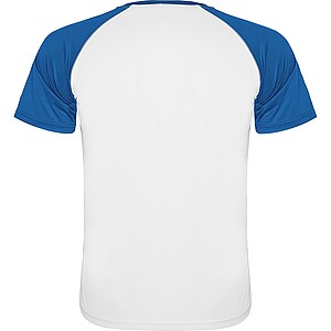Unisex tričko Roly Indianapolis, bílá/královská modrá, velikost S