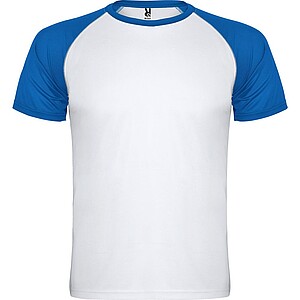 Unisex tričko Roly Indianapolis, bílá/královská modrá, velikost XL