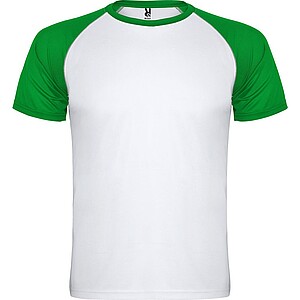 Unisex tričko Roly Indianapolis, bílá/zelená, velikost XL
