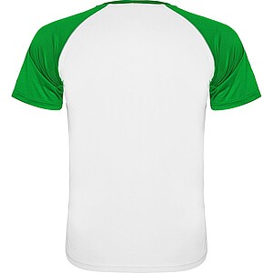 Unisex tričko Roly Indianapolis, bílá/zelená, velikost XL