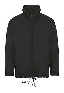 Unisex větrovka SOLS SHIFT - UNISEX WATER REPELLENT WINDBREAKER, černá, 2XL