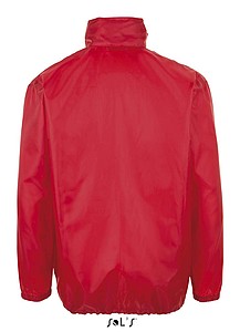 Unisex větrovka SOLS SHIFT - UNISEX WATER REPELLENT WINDBREAKER, červená, L