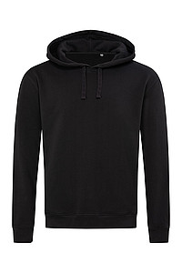 Univerzální mikina STEDMAN RECYCLED UNISEX SWEAT HOODIE, černá, XS