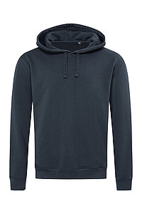 Univerzální mikina STEDMAN RECYCLED UNISEX SWEAT HOODIE, půlnoční modrá, 3XL