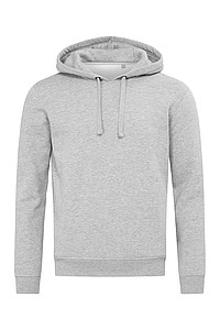 Univerzální mikina STEDMAN RECYCLED UNISEX SWEAT HOODIE, šedý melír, 3XL