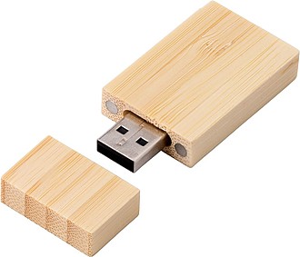 USB flash disk 32GB s bambusovým povrchem