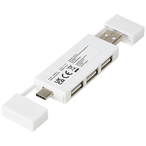 USB rozbočovač, bílý