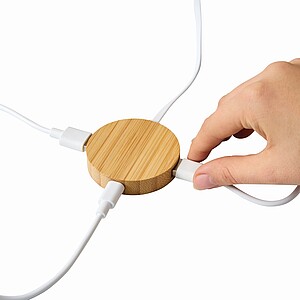 USB rozbočovač, hnědá