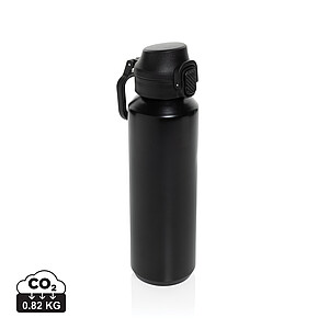 Uzamykatelná sportovní lahev 600ml, černá