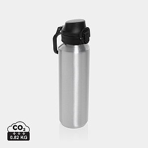 Uzamykatelná sportovní lahev 600ml, stříbrná