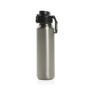 Uzamykatelná sportovní lahev 600ml, stříbrná