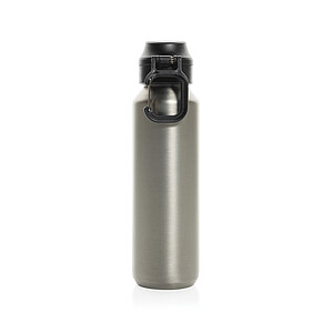 Uzamykatelná sportovní lahev 600ml, stříbrná