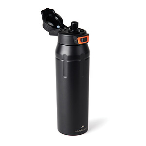 Uzamykatelná sportovní termoska Nordic Drift z RCS 750 ml, černá