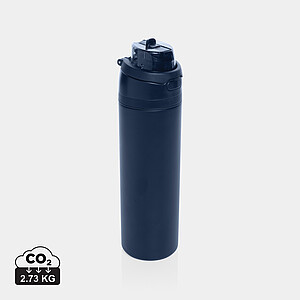 Uzavíratelná láhev 700ml z RCS recyklované oceli, námořní modrá
