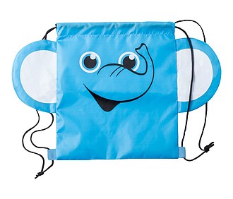 Vak na stažení šňůrkou pro děti v designu kočky, 190 T polyester - batoh s potiskem