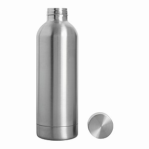 Vakuově izolovaná láhev 500 ml, stříbrná