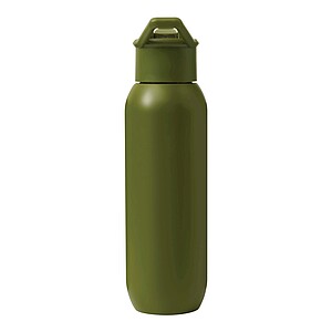 Vakuově izolovaná láhev na pití 600 ml, vojenská zelená