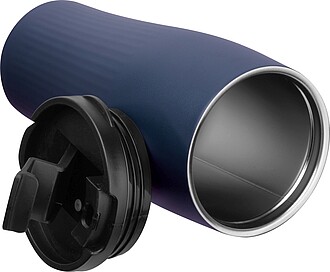 Vakuový nerezový termohrnek 500 ml, tmavě modrá