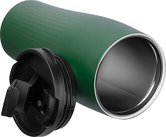 Vakuový nerezový termohrnek 500 ml, tmavě zelená