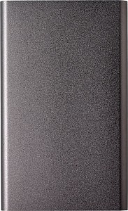 VALUR Hliníková powerbanka s kapacitou 4000 mAh, gunmetal