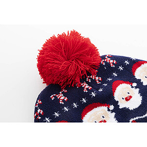 Vánoční LED zimní čepice, Santa Claus, vícebarevná