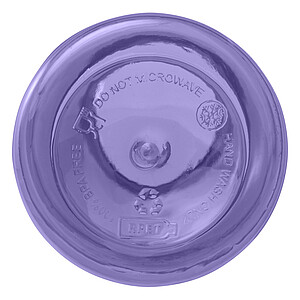 VASEALA Láhev z RPET s karabinou, 400 ml, tmavě fialová