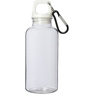 VASEALA Láhev z RPET s karabinou, 400ml, bílá