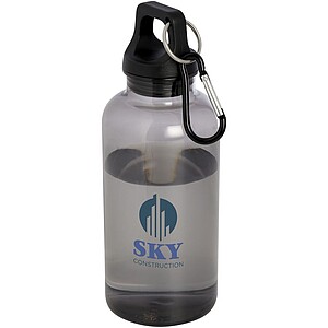 VASEALA Láhev z RPET s karabinou, 400ml, černá