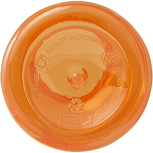 VASEALA Láhev z RPET s karabinou, 400ml, oranžová