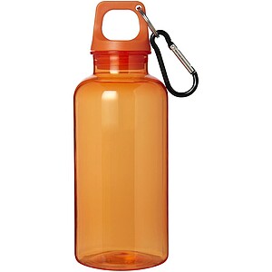 VASEALA Láhev z RPET s karabinou, 400ml, oranžová