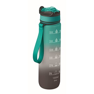 VAYANA Sportovní láhev na pití z RPET, 1000 ml, tyrkysová/černá