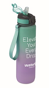 VAYANA Sportovní láhev na pití z RPET, 1000 ml, tyrkysová/fialová