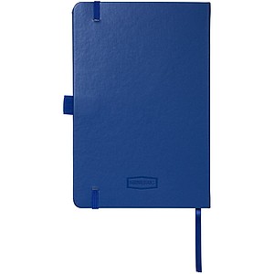 Vázaný poznámkový blok s barevně sladěnými doplňky, tmavě modrá
