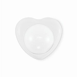 Veganský balzám na rty, srdce, bílá