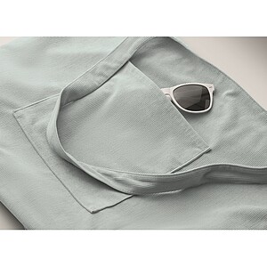 Velká nákupní manšestrová taška, jemně modrá