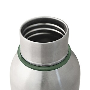 Velká nerezová krabička na jídlo, vojenská zelená